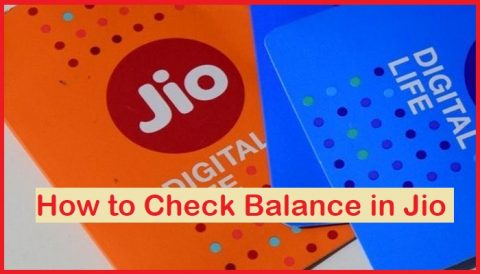 check balance in jio