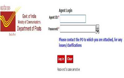 Indian Post Agent Login Dopagent