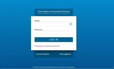 UIUC Self Service Portal Login