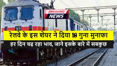 Railway Share RVNL Makes Investors Money 10x