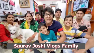 Saurav Joshi Family