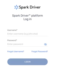 Spark Driver Login